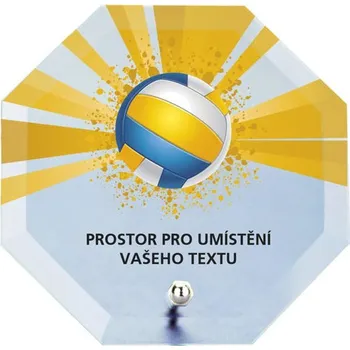 Poháry Bauer Skleněná trofej s potiskem CRP2M3 | Volejbal