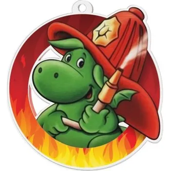 Poháry Bauer Akrylátová medaile MDAH0018 | Hasiči