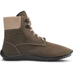 LEGUANO ICEBARE Brown | Kotníčkové zateplené barefoot boty - 47