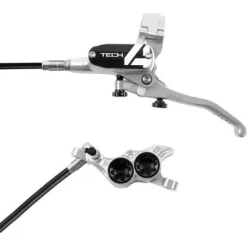 Brzda na kolo Hope Tech Kotoučová brzda Hope Tech 4 E4 stříbrná/černá - Zadní