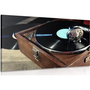 Obraz Dovido Obraz gramofon s vinylovou deskou