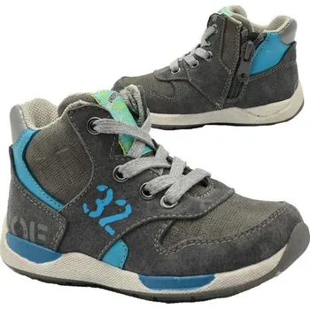 Chlapecké polobotky boty chlapecké celoroční, Bugga, B00140-09, šedá - 22