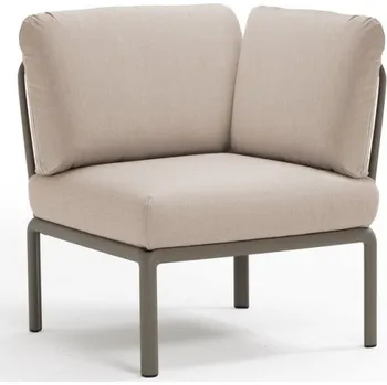 Zahradní pohovka Nardi Poltrona Komodo rohová TORTORA - CANVAS Sunbrella