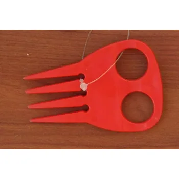 Čištění pro koně Hřeben plastový na zaplétání hřívy