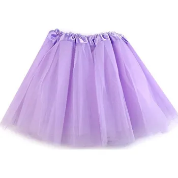 Karnevalová sukýnka 4 vrstvá - 8 fialová nejsvětlejší