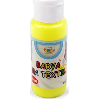 Speciální výtvarná barva Barva na textil 60 ml - 8 žlutá reflexní