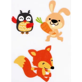 Nažehlovací obrázky dětské - 6 oranžová dýňová liška