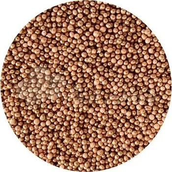 Jedlá dekorace na dort Cukrové zdobení - máček růžovo-zlatý Retro - 1,8 kg -