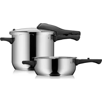 Sada nádobí WMF - Sada tlakových hrnců 6,5 l + 3 l PERFECT nerez