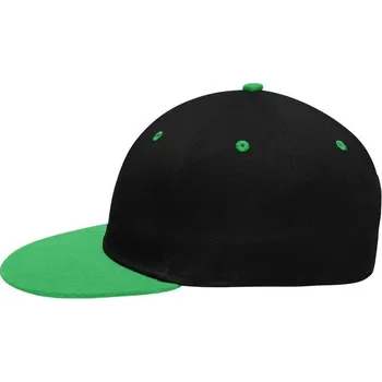 Kšiltovka Myrtle Beach (Daiber) Dvoubarevná kšiltovka Flatpeak MB6581 - Černá / kapradinová | uni