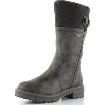 Dámské kozačky Jana širší polokozačky Graphite 8-26660-29 - 37 | P664104