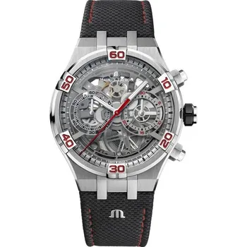 Módní doplněk Maurice Lacroix Aikon Automatic Chronograph Special Edition Mahindra Racing AI6098-SS001-091-2 + 5 let záruka a dárek ZDARMA