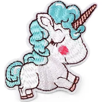 Textilní nažehlovací páska Nažehlovačka jednorožec - 2 mint