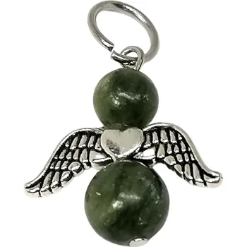 Přívěsek Přívěsek andělíček pro štěstí z nefritu