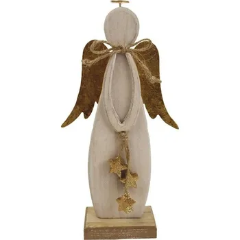 Vánoční dekorace Dekorační anděl D4151/1 - 11 x 14.5 x 22.5 cm