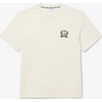 Pánské tričko Tričko Lacoste Cream 1194232 XL