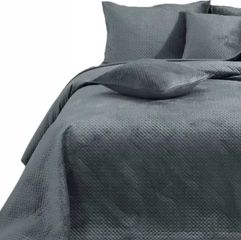 Prostěradlo Přehoz na postel Spod Igły i Nitki polyester 200 cm x 220 cm šedý