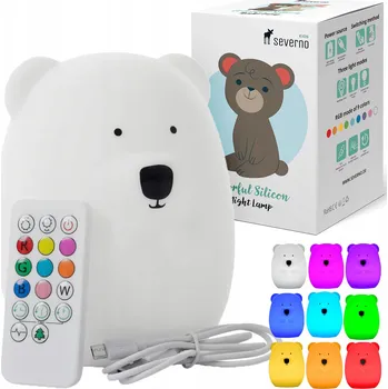 Lampička Noční lampa Severno Kids bílá