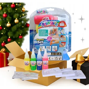 kreativní sada STARTOVACÍ SADA KREATIVNÍ AQUA GELZ SADA NA VÝROBU FIGUREK GEL SLIZ DIY SLIME