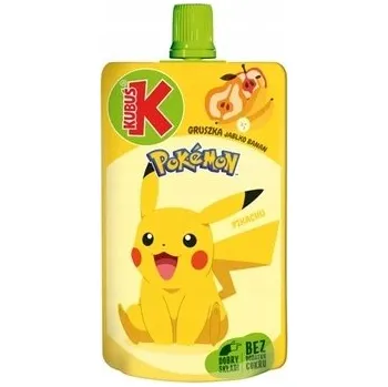 Kubuś Pokemon Ovocné pyré hruška jablko banán 100 g