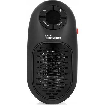 Přímotop Tristar Mini elektrický ohřívač 400W, topení s ventilátorem (farelka) Černá