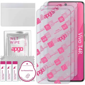 Pouzdro na mobilní telefon 3x Hybridní Sklo pro Vivo T4R, alternativa tvrzeného skla