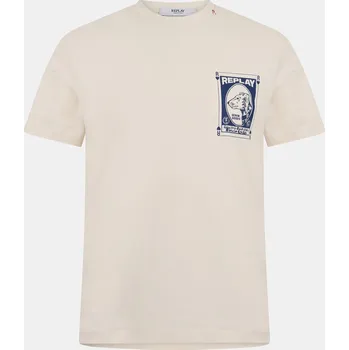 Pánské tričko Tričko Replay White 1190776 L