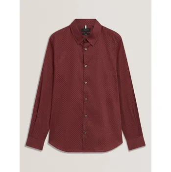 Pánská košile Košile Ted Baker Dk-Red 1194819 M (3)