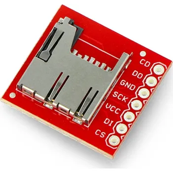 Čtečka paměťových karet Modul čtečky karet microSD - SparkFun BOB-00544