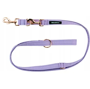 Vodítko pro psa VODÍTKO PRO PSA ELEGANT NELSON-X 3 M/2 CM MALÁ KARABINA ZLATÁ O