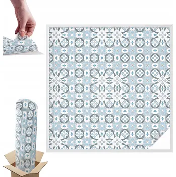 Obraz Mléčná Fólie na okna a skleněné dveře Botanický vzor 100 x 100 cm