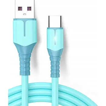 Datový kabel Kabel Aptel USB - USB typ C 2 m modrý