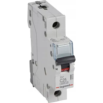 vypínač Jistič Legrand 1P C 25A TX3 403436