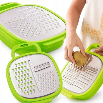 Struhadlo KUCHYŇSKÉ STRUHADLO S NÁDOBOU KRÁJEČ NA STROUHÁNÍ ZELENINY OVOCE SÝRA 3v1