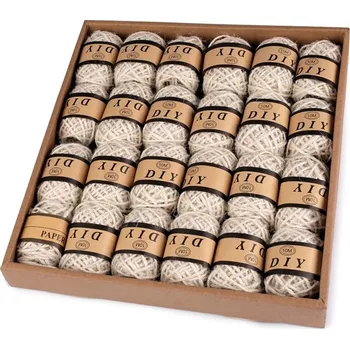 Jutový provázek Ø2 mm návin 10 metrů - 2 režná světlá