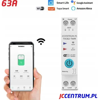 Bezpečnostní kamera WiFi relé s měřením proudu TUYA Smart