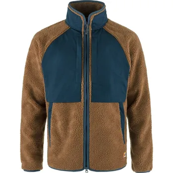 bunda pánská FJÄLLRÄVEN Vardag Pile Jacket M, Chestnut-Navy - XXL