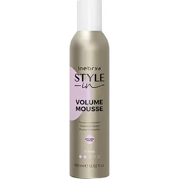 Stylingový přípravek Inebrya Style-in Volume Mousse pěna na vlasy 400 ml + Prodloužená možnost vrácení zboží do 30 dnů.
