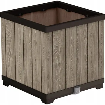 Květináč Plast Květináč Keter šedý 45,5 cm x 45,5 x 45,5 cm