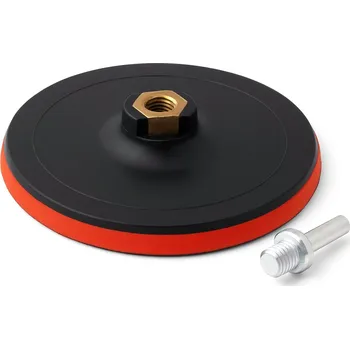 Lešticí kotouč Unašeč na lešticí kotouče 125 mm + trn do vrtačky