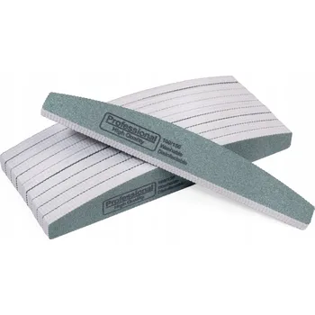 Pilník na nehty oboustranný půlměsíc loďka 100/150 Premium 10 ks