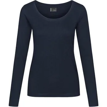 Dámské tričko Excd by Promodoro Dámské tričko s dlouhým rukávem CD4095 Navy XXL