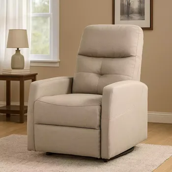 Masážní křeslo LuxuryForm DESIGN Elektricky polohovatelné televizní křeslo SEMIR - béžové