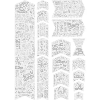 fólie na rám RIESEL Frame:guard slang white