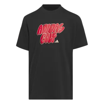 Chlapecké tričko Adidas Golf Graphic T-Shirt Kids 140, Black, dětské