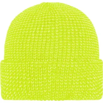 Čepice Myrtle Beach (Daiber) Reflexní zimní čepice MB7142 - Jasně žlutá