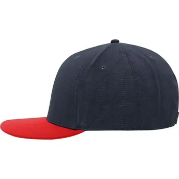 Kšiltovka Myrtle Beach (Daiber) Kšiltovka 6P s rovným kšiltem MB6634 - Tmavě modrá / červená
