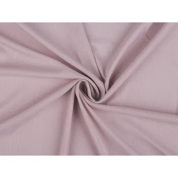 Úplet žebrovaný PES METRÁŽ - 4 (195 g/m²) růžová nejsv.