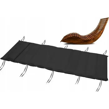 Podsedák Deuba Polštář na Lehátko Akácie 177x58x7cm Antracit