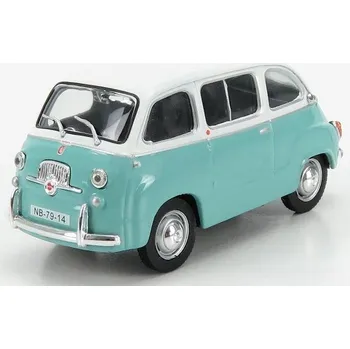 autíčko DeAgostini Fiat 600 Multipla 1:43 - Kultovní auta ČSSR časopis s modelem #129 Fiat 600 - kovový model